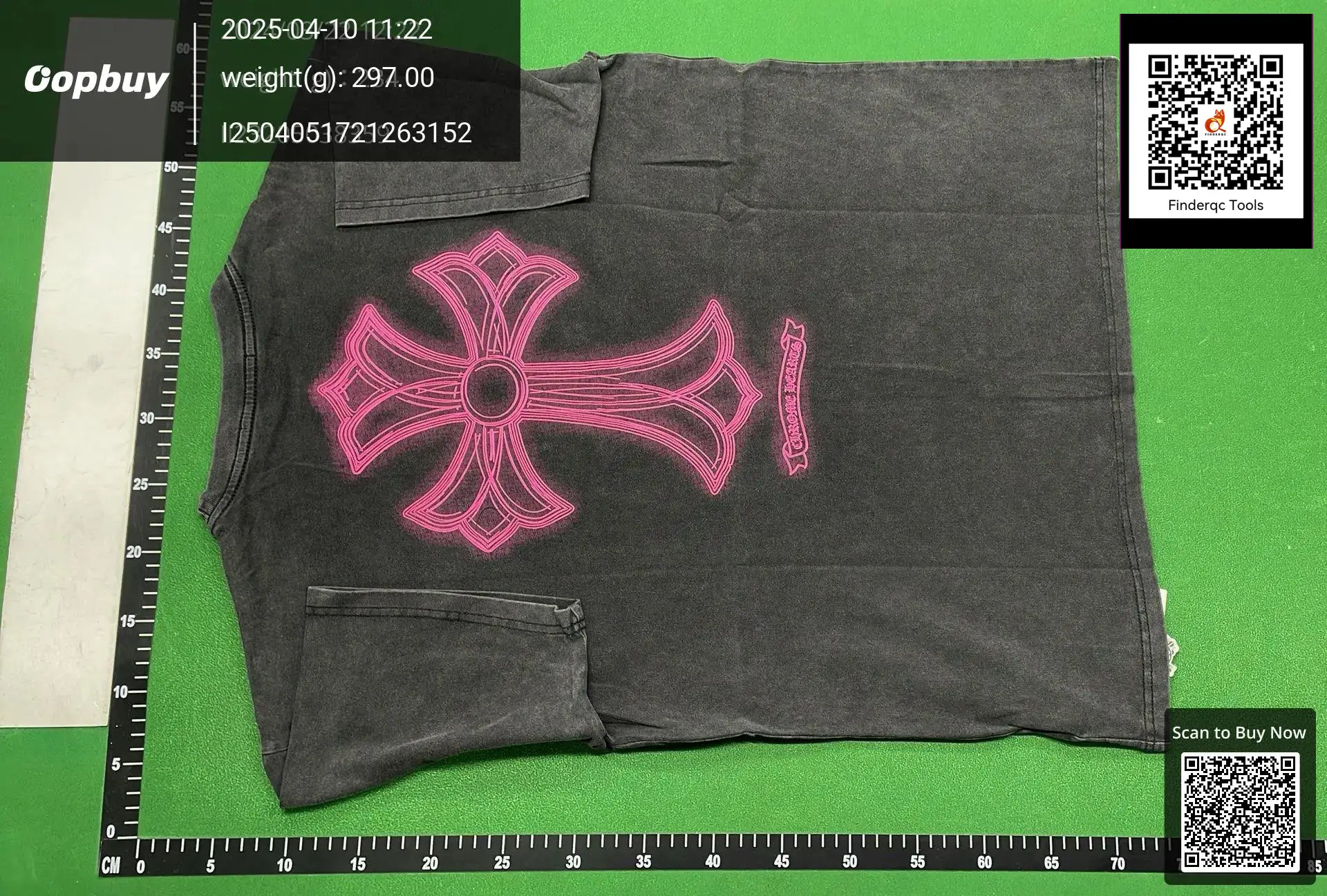 Chrome Hearts T-Shirt Pink Cross