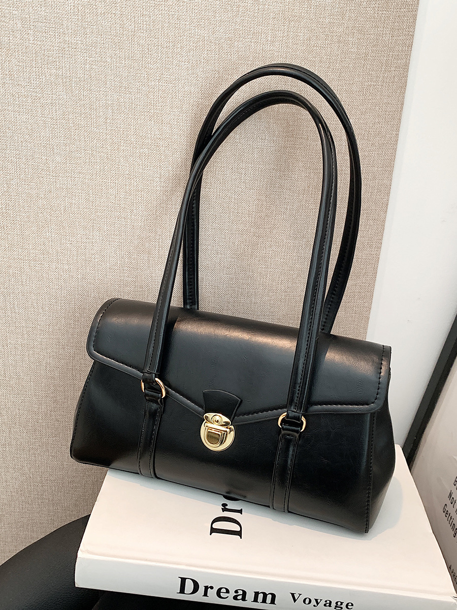 High-End Retro Simple Armpit Bag Women's Spring and Summer New Fashion Casual Commuter Bag Foreign Trade Wholesale Shoulder Bag