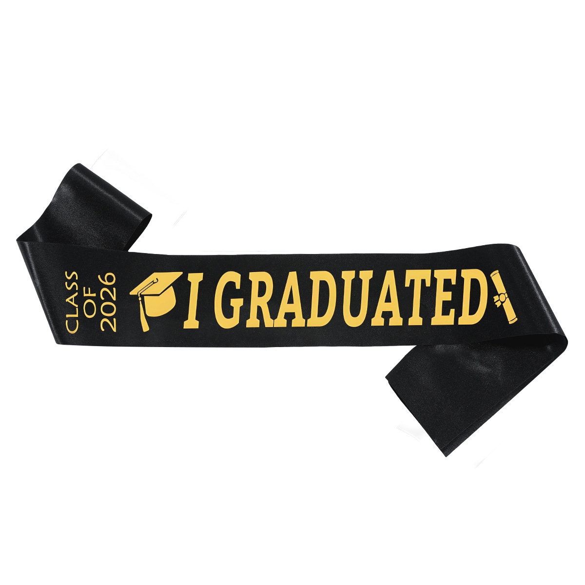 Cross-Border Graduation Shoulder Strap Class of 2026 Honor Ribbon Graduate Graduation Party Etiquette Belt
