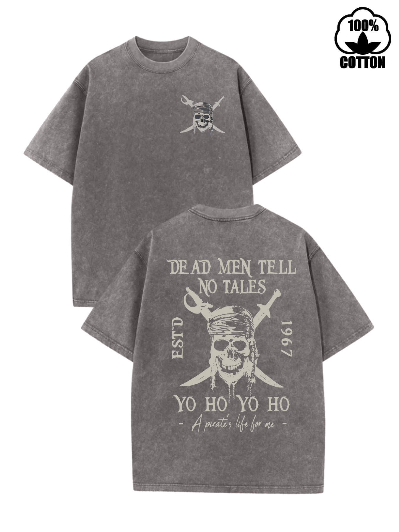 Vintage 90S Pirates of the Caribbean "Dead Men Tell No Tales" T-Shirt, Mickey Pirates of the Caribbean T-Shirt