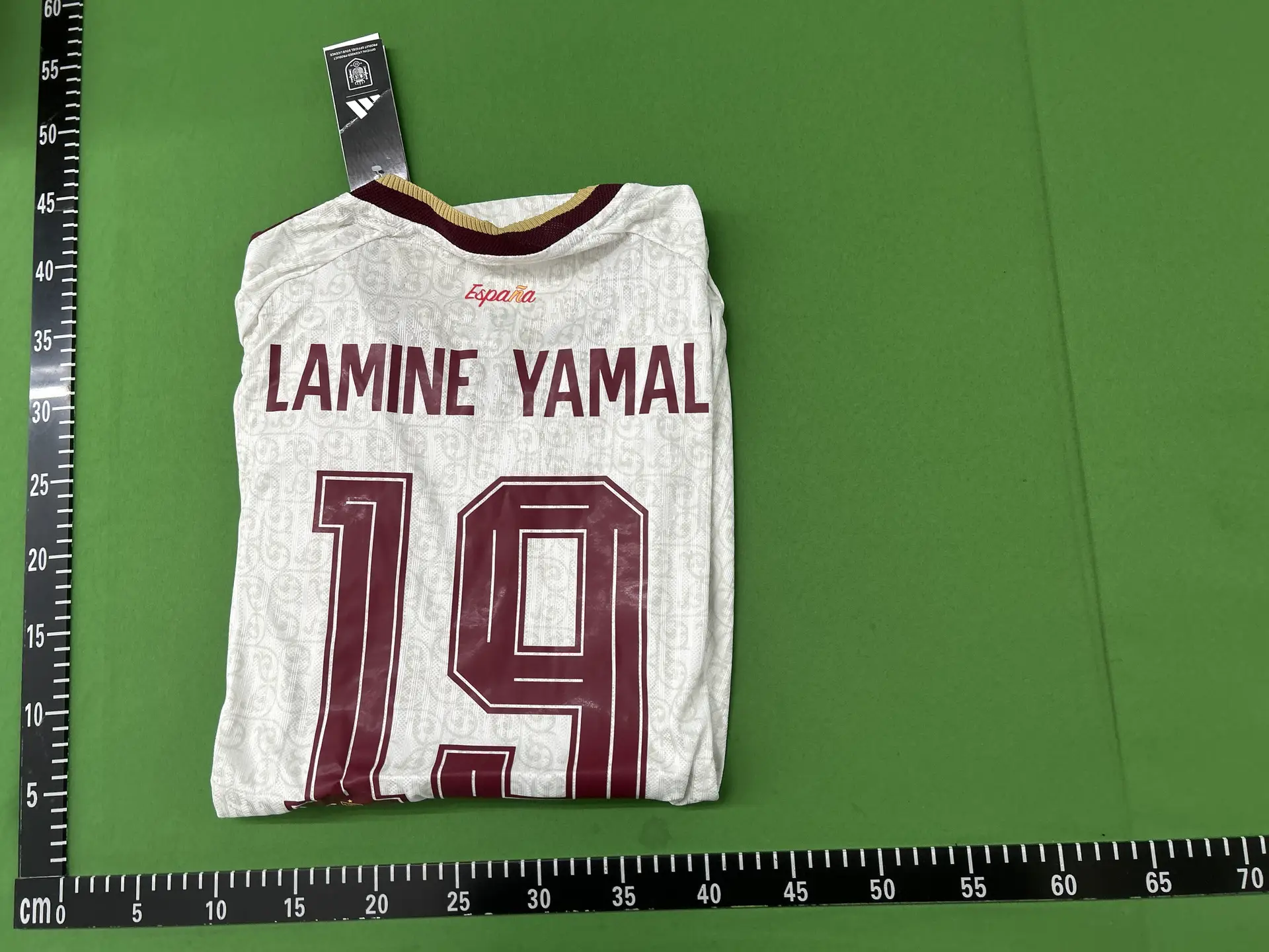 2026 World Cup Spain Home Player Version No. 10 Yamal No. 20 Pedri Short-Sleeved Football Jersey