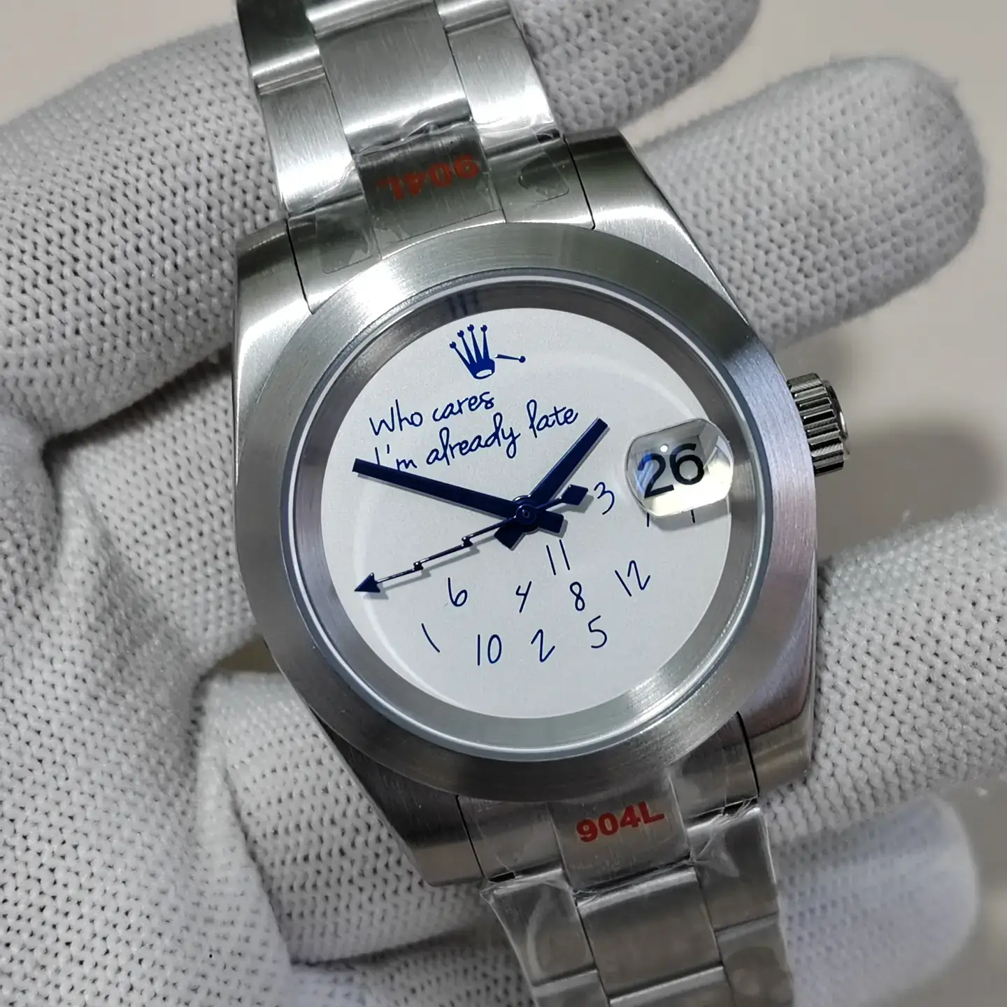 36/39mm Restoration Spoof Watch with Nh35 Movement Sapphire Glass Life Waterproof Transparent Bottom