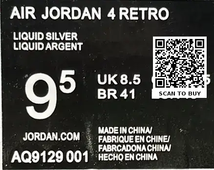 AIR JORDAN 4 RETRO LIQUID SILVER