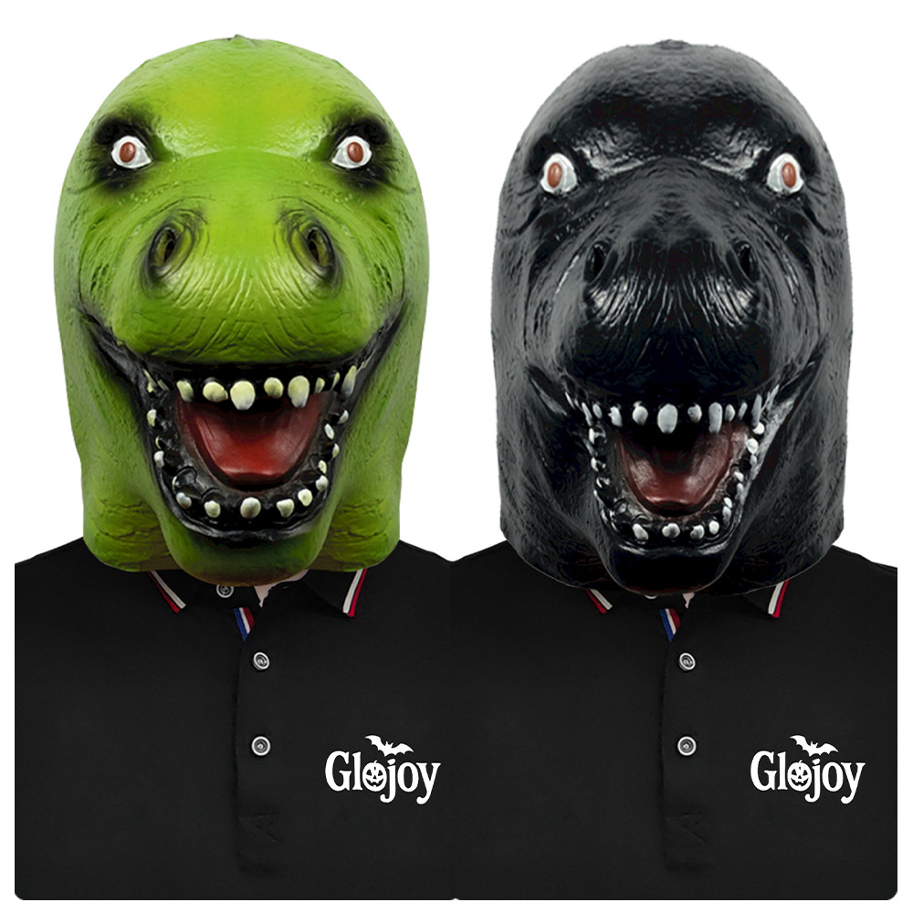 Cute Little Dinosaur Funny Animal Headgear Masquerade Cross-Border Live Broadcast Mask Halloween Party Performance Props