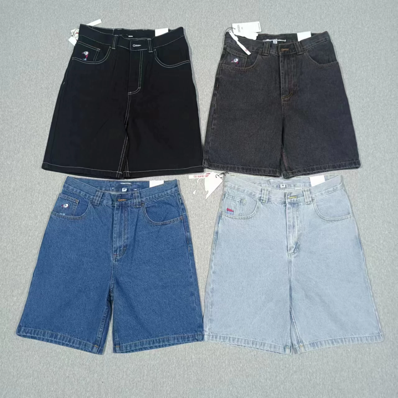 SkateRap BIGBOY Shorts Pants Jeans Skateboard Jeans Cropped Pants Shorts