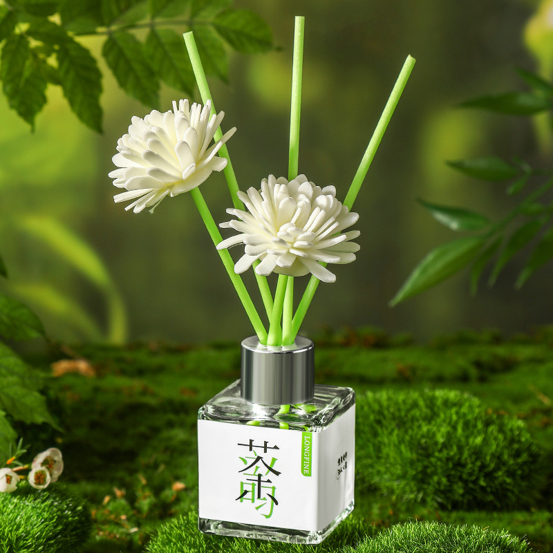 Tea-Scented Flameless Aromatherapy Essential Oil Toilet Fragrance Hotel Reed Diffuser Air Freshener Deodorizing Aromatherapy