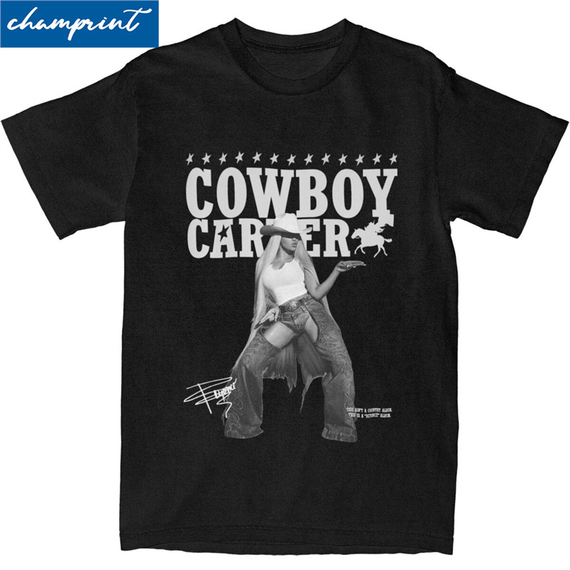 Men Women Beyonce Rock Cowboy Carter Act Ii Album t Shirt Co