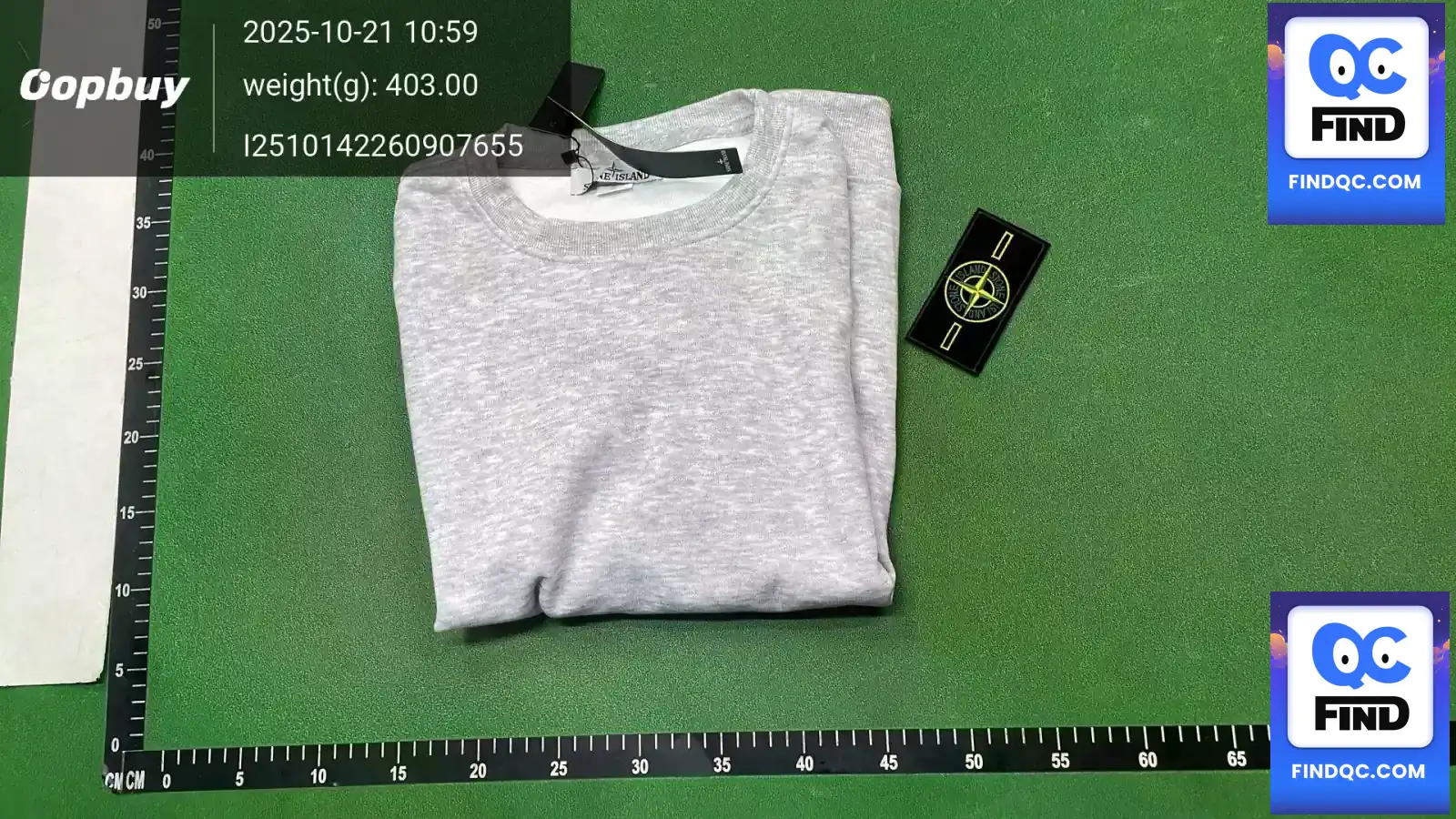 Stone Island Crewneck Sweatshirt Light Grey