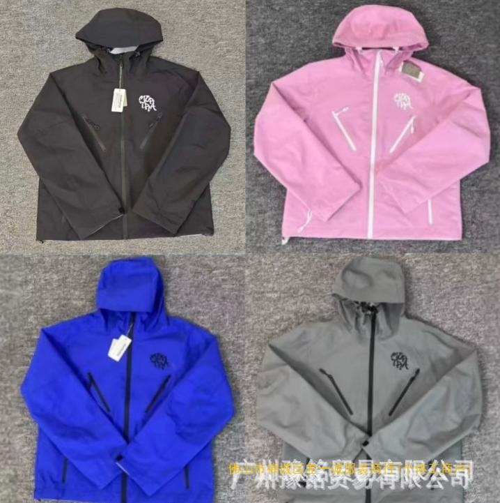 Cross-Border Mertra American Street Style Embroidered Letter Windbreaker Jacket for Spring and Autumn, Unisex Sports Casual Zip-Up Jacket Trendy