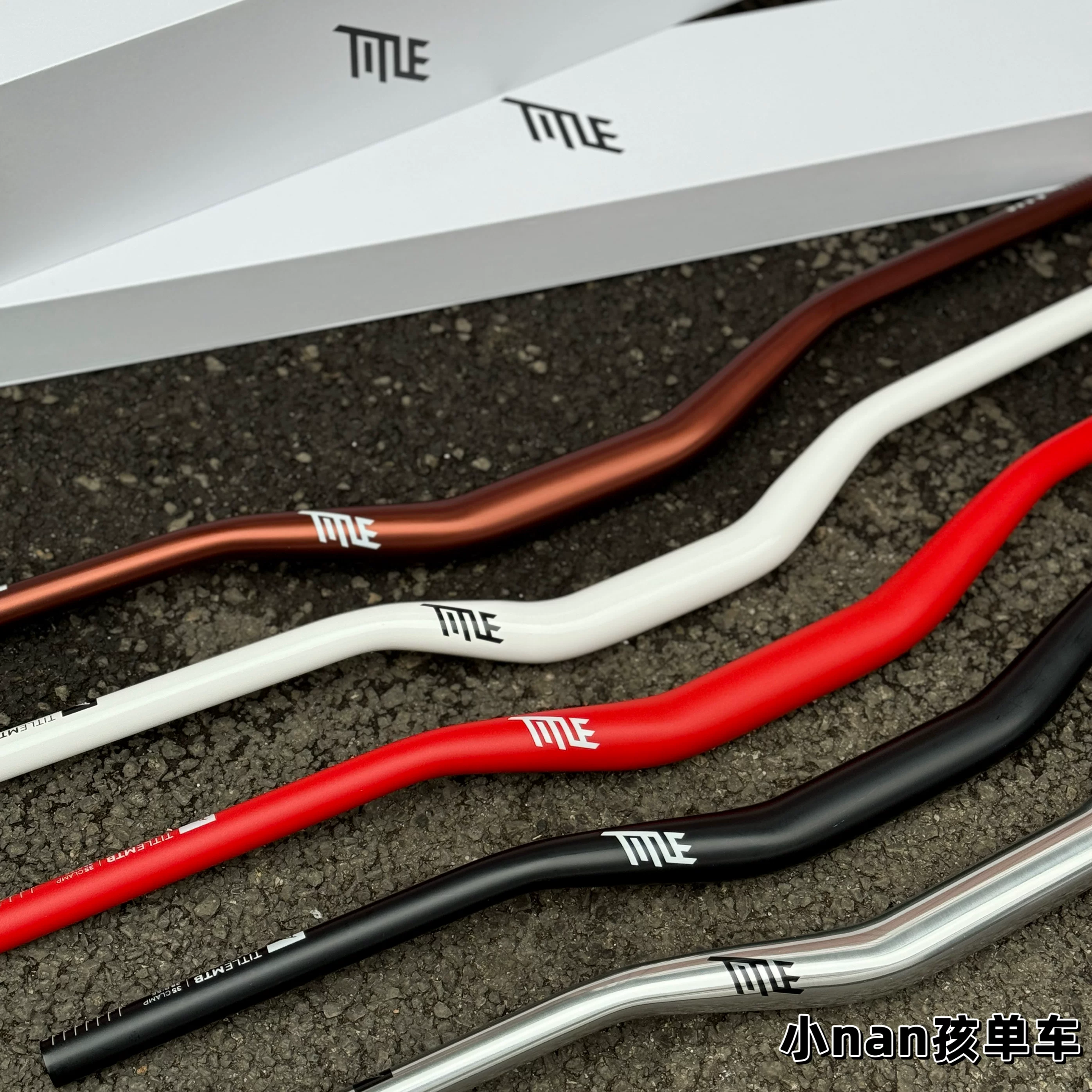 Canadian Title Mtb Ah1 31.8/35 Caliber Aluminum Alloy Handlebar for Mountain Bikes, Dirt Jumps, and Downhill Bikes Foto QC de TAOBAO na Qualit.ly