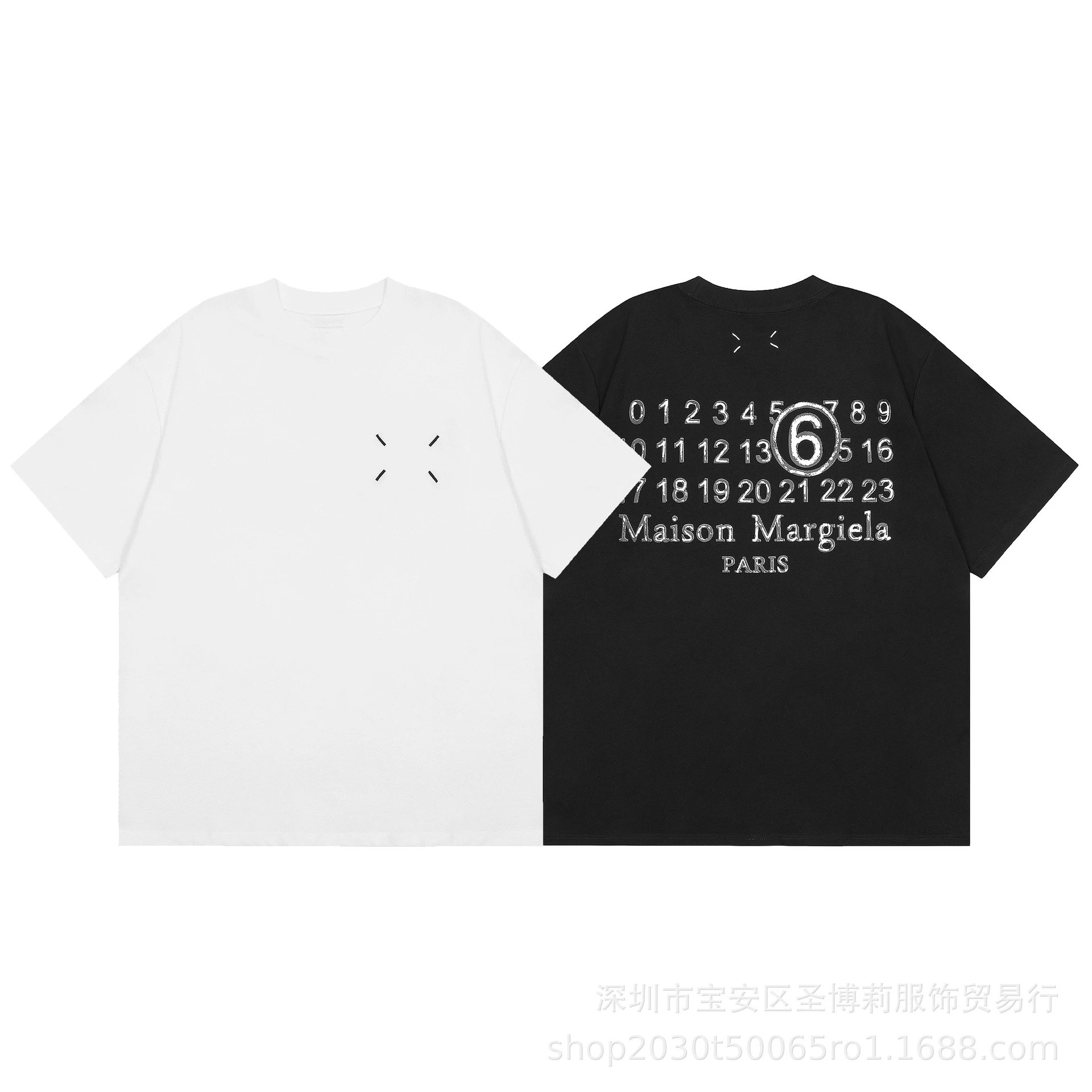 数字印花M*M6纯棉t
