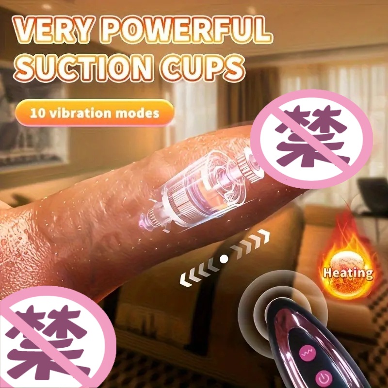 Cross-border super-large artificial penis electric telescopic dildo female masturbation vibrator adult sex toys