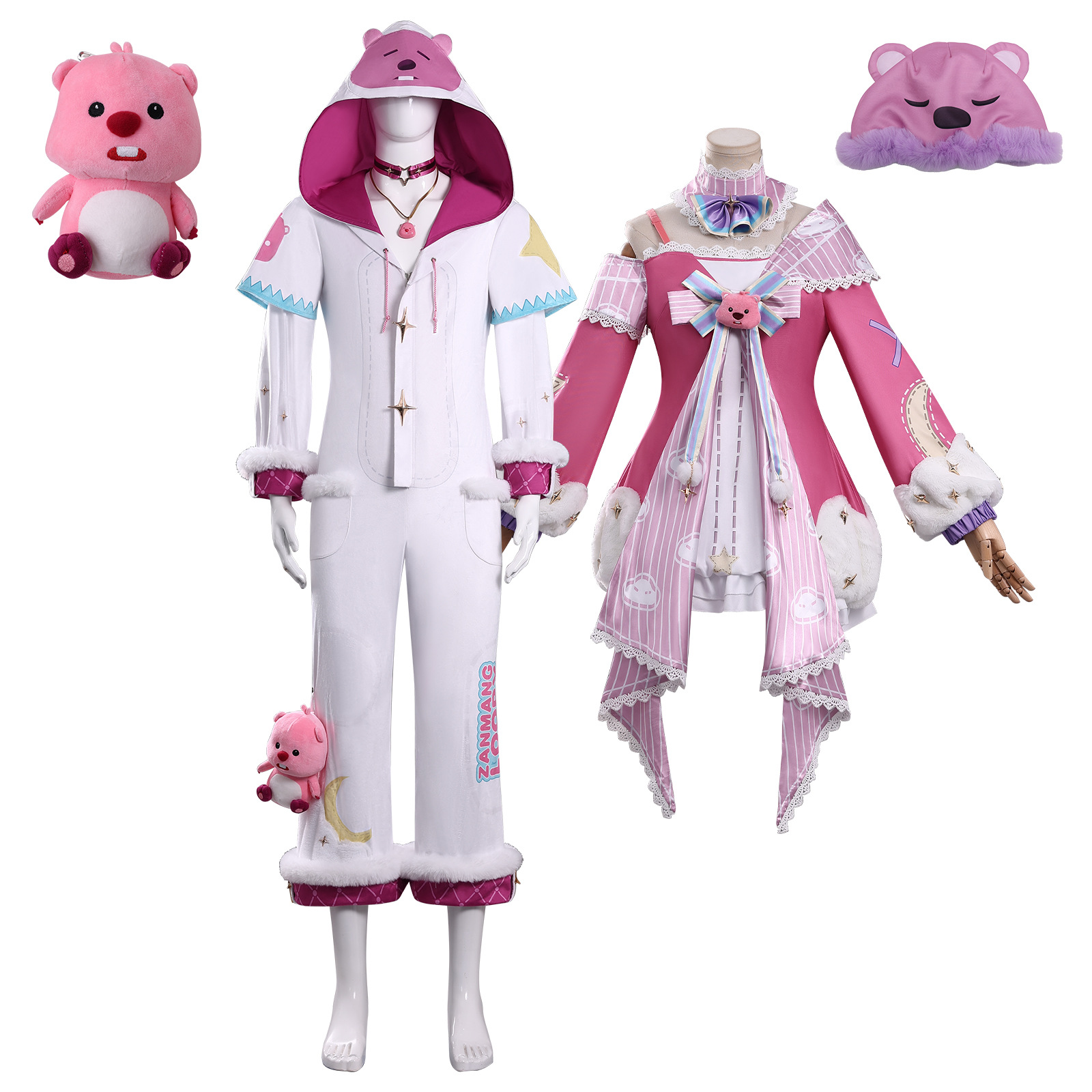 Supernatural Action Team Cosplay Costume Alice Sweet Dream Party Ellen Fleece Showdown Cosplay Anime Costume