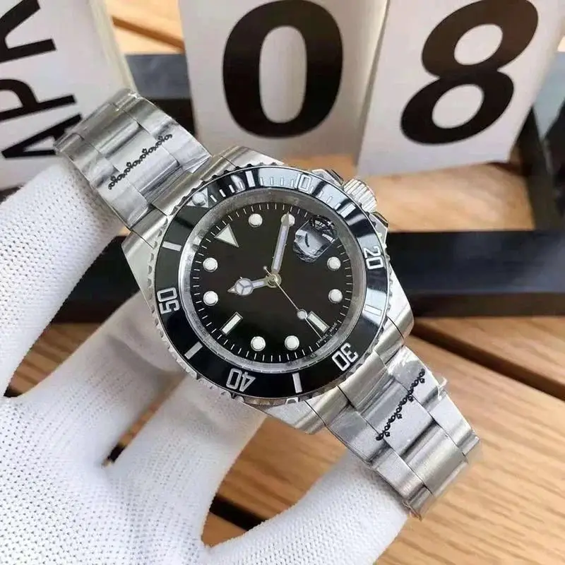Rolex Submariner Black Dial Stainless Steel Watch