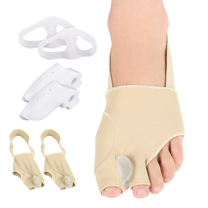 Hallux big foot bone valgus convex overlapping toe valgus separator double ring soft anti-wear set