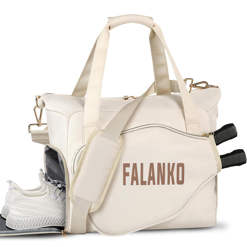 Customized Gym Sports Swimming Yoga Large Capacity Multifunctional Satchel Travel Tennis Badminton Pickleball Bag