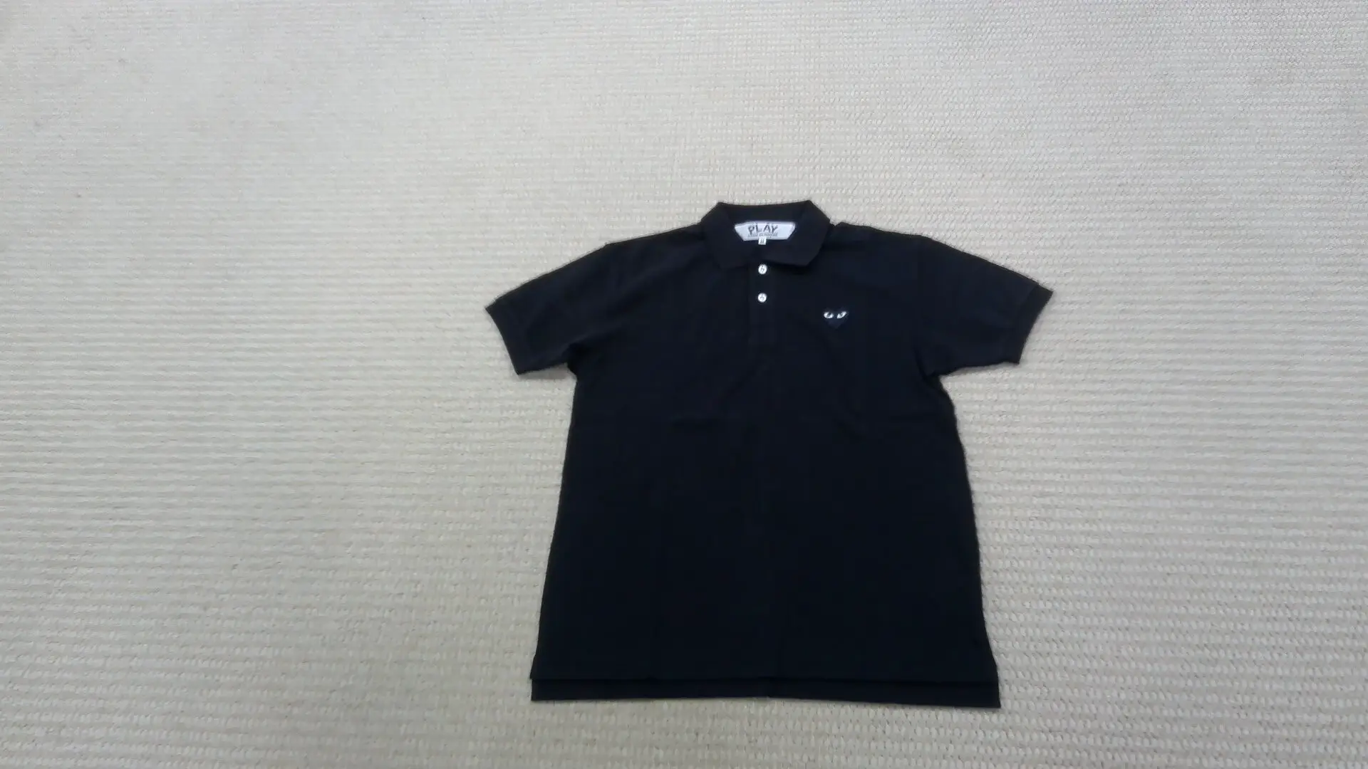 PLAY Comme des Garçons Black Heart Logo Polo