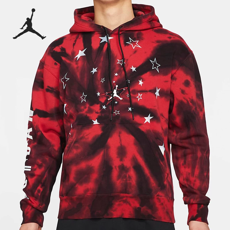 Nike/耐克正品JORDAN LEGACY AJ6男子印花起绒套头衫DD5226-010