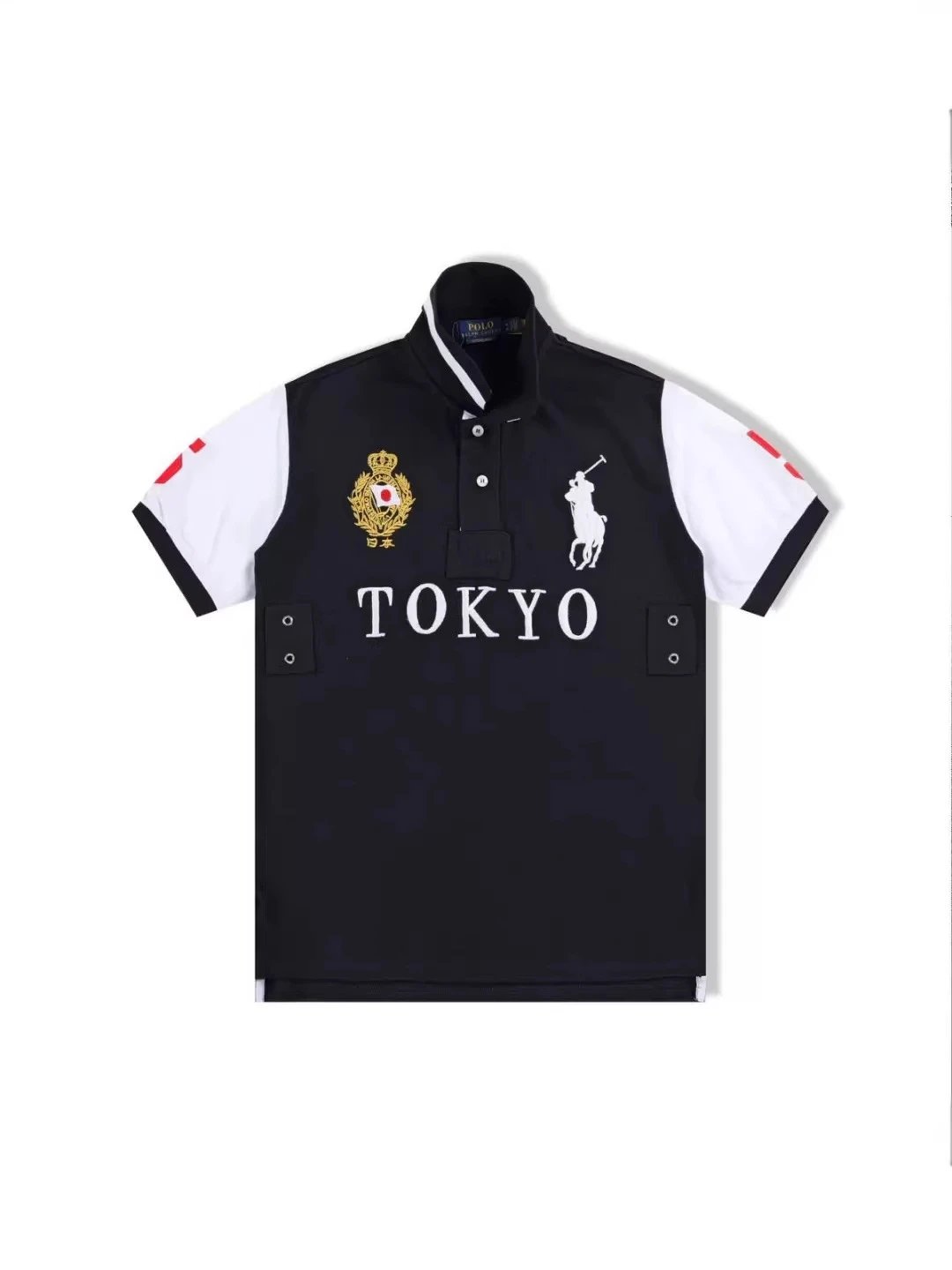 Summer foreign trade men's POLO shirt, popular Malaysian cotton lapel, urban casual large-size top, T-shirt, short sleeves