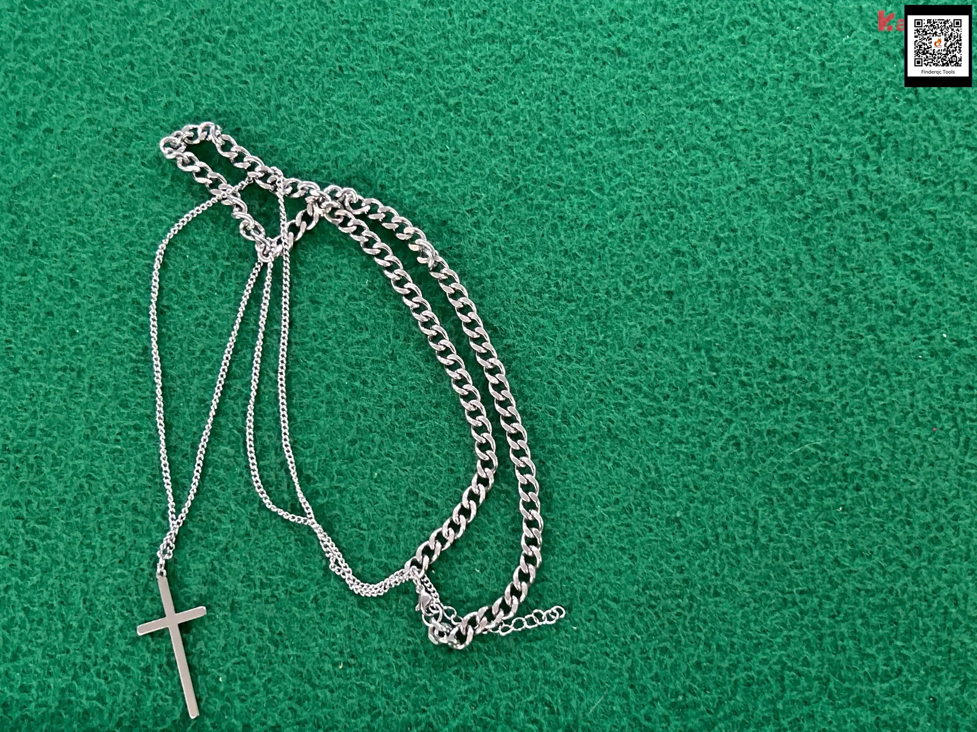 Silver Cross Necklace