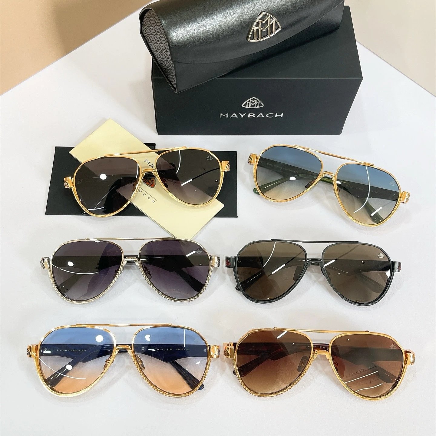 《原单》 MAYBACH迈巴赫新款太阳镜🕶️墨镜⚜️⚜️⚜️MODEL:Z186⚜️⚜️⚜️SIZE:56口19-145⚜️⚜️
