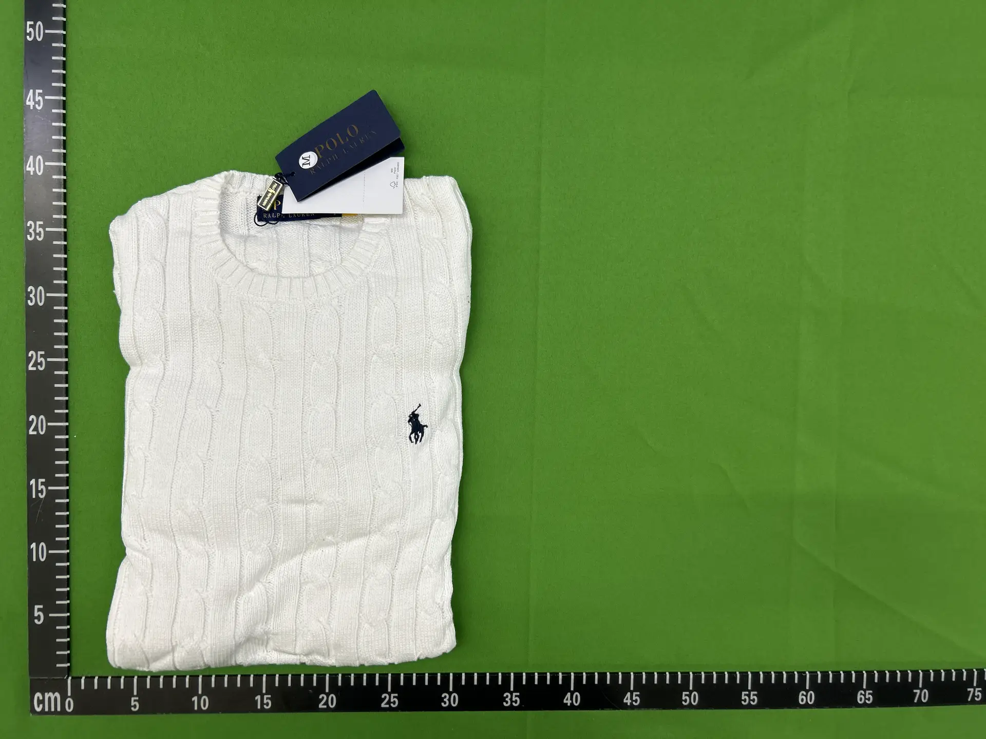 Polo Ralph Lauren Cable Knit Sweater White