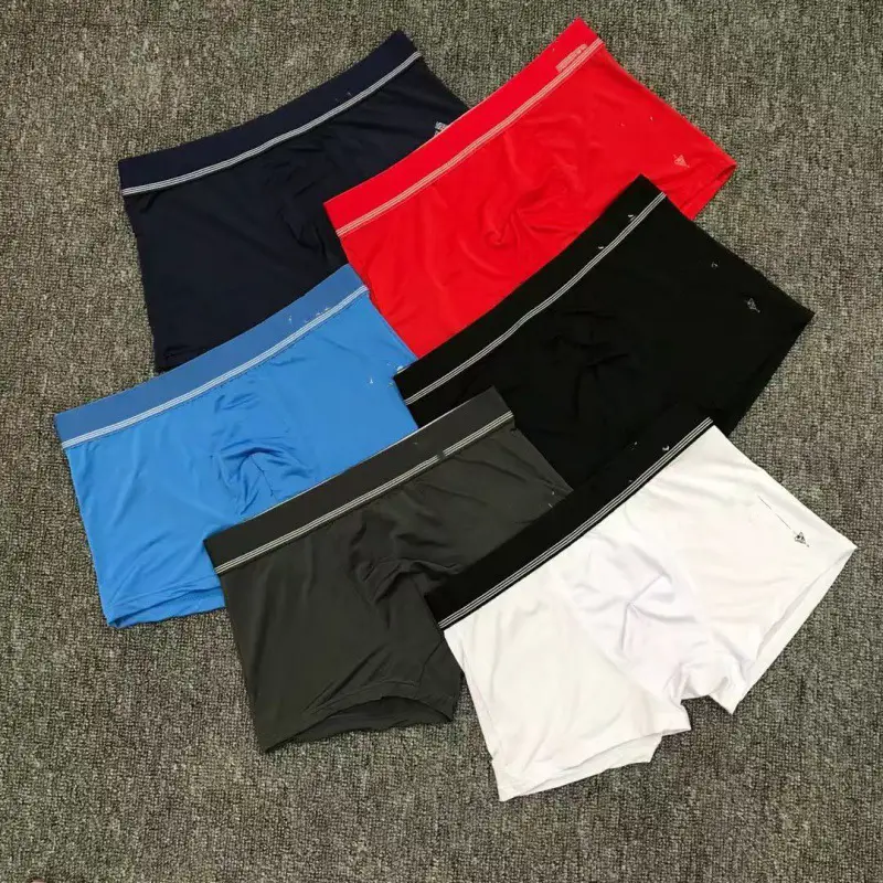 Ebay潮牌微商外贸 滴水平角裤时尚冰丝男士内裤运动吸汗男内裤