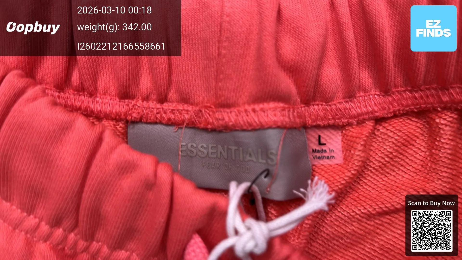 Essentials European and American High Street Bf Casual Sports Shorts with Double-Row Lettering Fog Shorts for Men Trendy ins QC