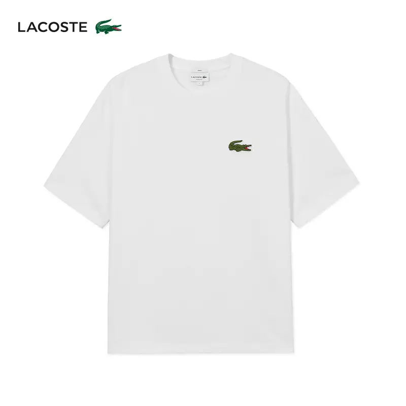 [Same Model as Wang Yibo] Lacoste French Crocodile Couple Styles 24 Autum New arrival Casual T-Shirt | Th2745