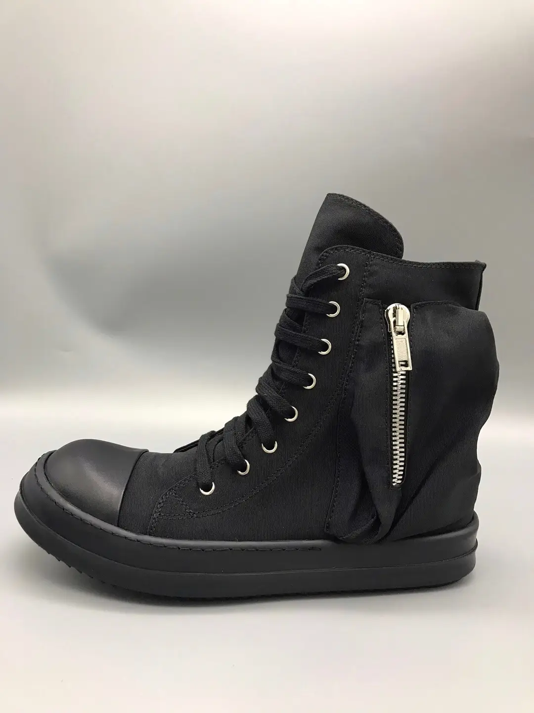 Rick Ro Shoes Pocket Shoes High-Top Shoes New Sub-Brand Dark Avant-Garde Designer High Street Unisex Trendy Shoes