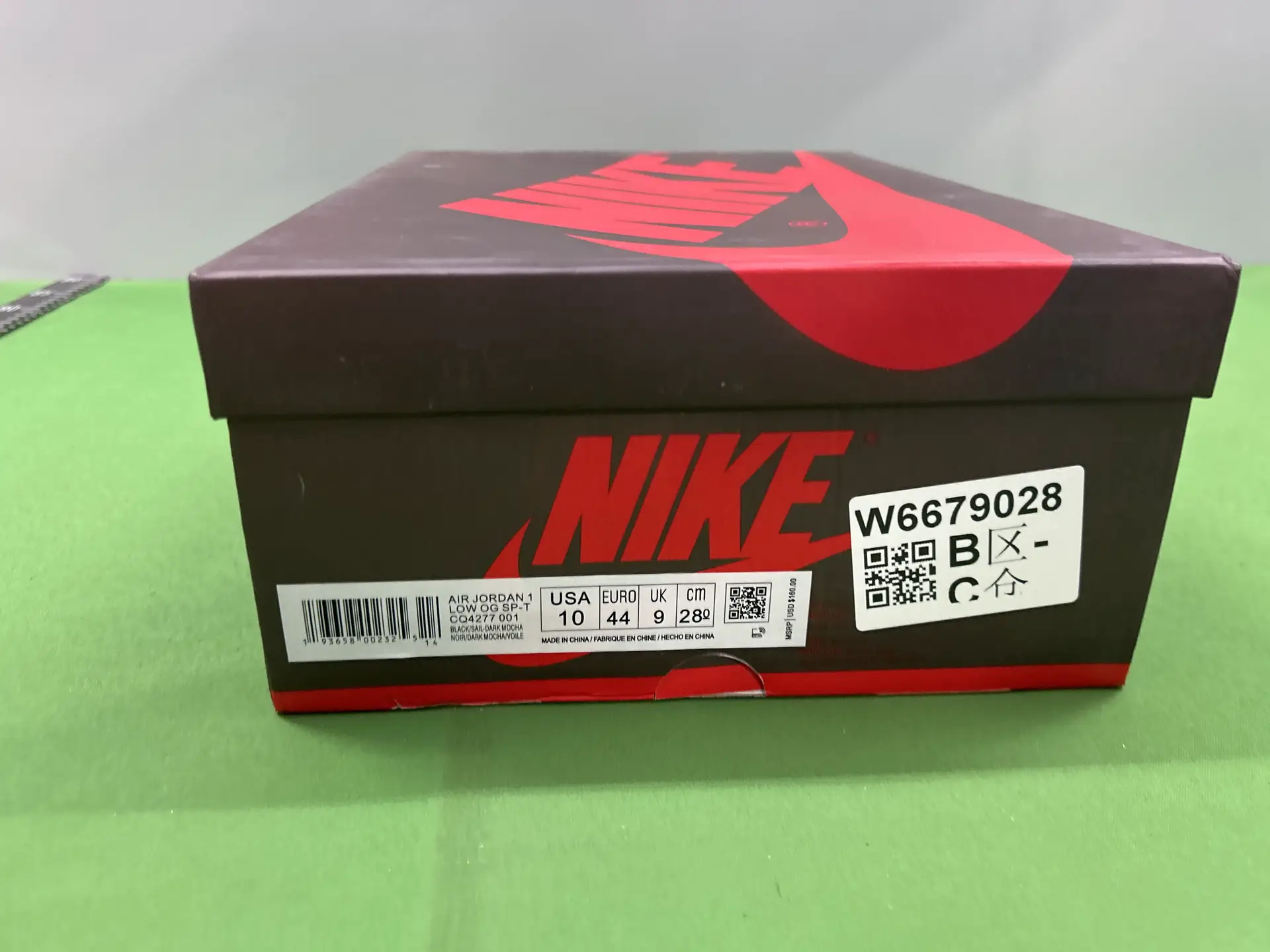 Nike Air Jordan 1 Low OG SP-T Black/Sail-Dark Mocha