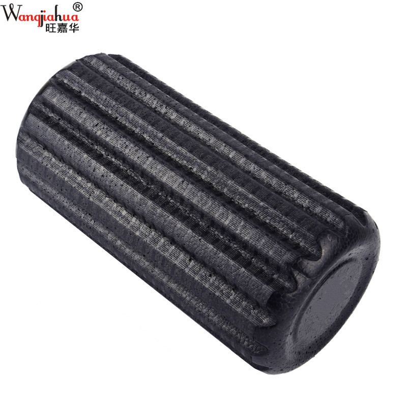 Black solid Gear column foam shaft yoga column wave gear deep muscle relaxation hardness fascia massage stick