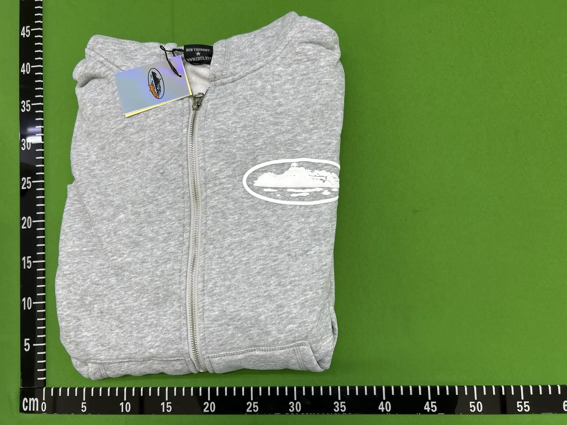 Corteiz Alcatraz New Zipper Hoodie Loose High Street American Suit Printed Sweatpants Cross-Border