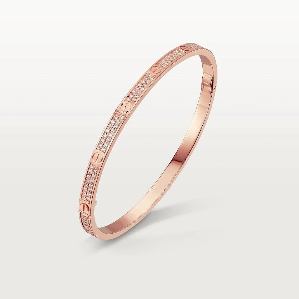 Cartier LOVE bracelet with diamonds