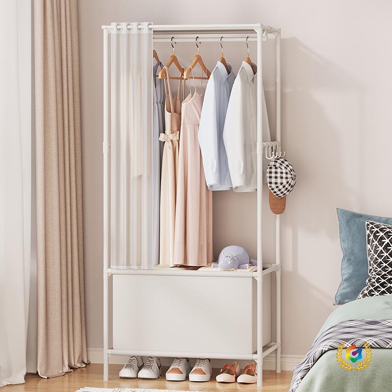 ☽ Wardrobe for Home Use in the Bedroom, Simple Assembly, Economical, Sturdy and Durable, Suitable for Small Apartments and Rental Homes