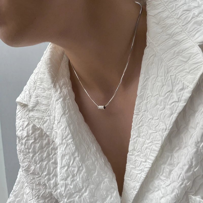 Men's Necklace Men's Trendy Collarbone Chain Trendy Brand All-match High Street Hip-hop Men's Pendant Accessories for Boyfriend