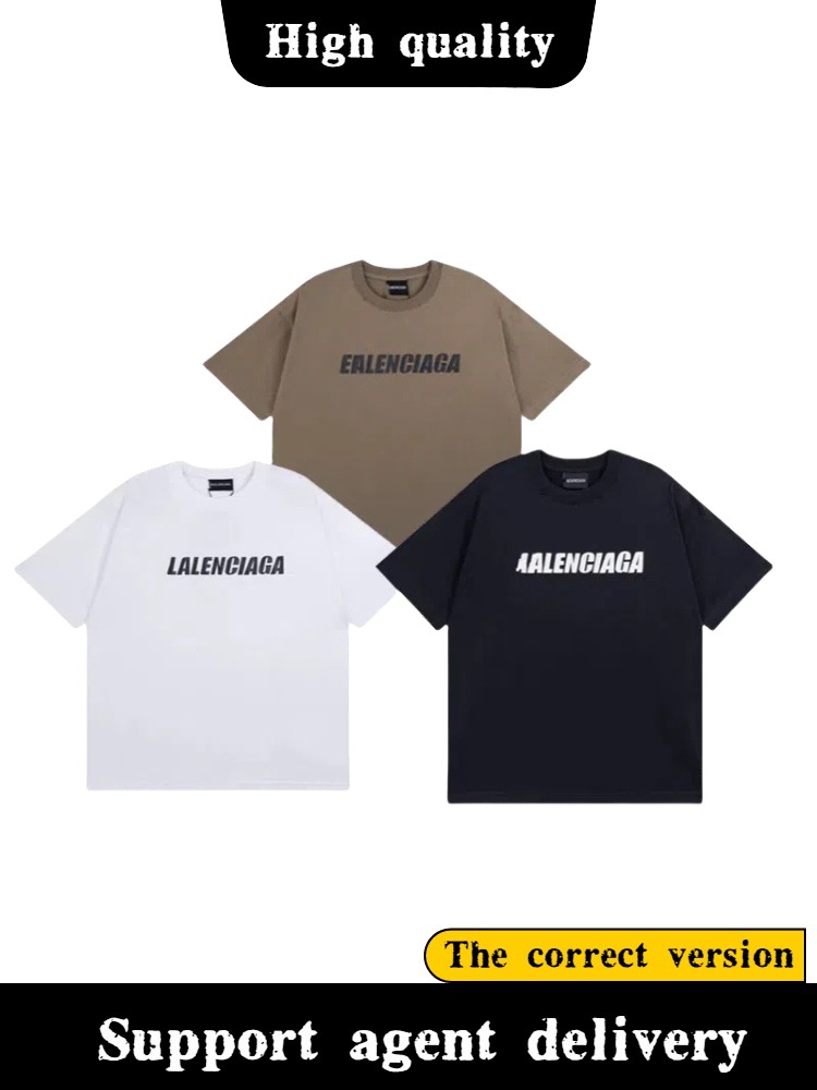 New 300g Cotton B Fashion Brand T-Shirt Classic Letter Print