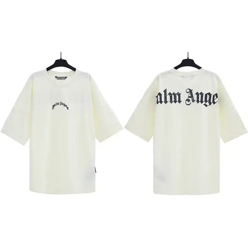 Angel Chao Pa Decapitated Bear T-Shirt V Male Ang Loose Short-Sleeved Els Couple Outfit Pa Tops Female
