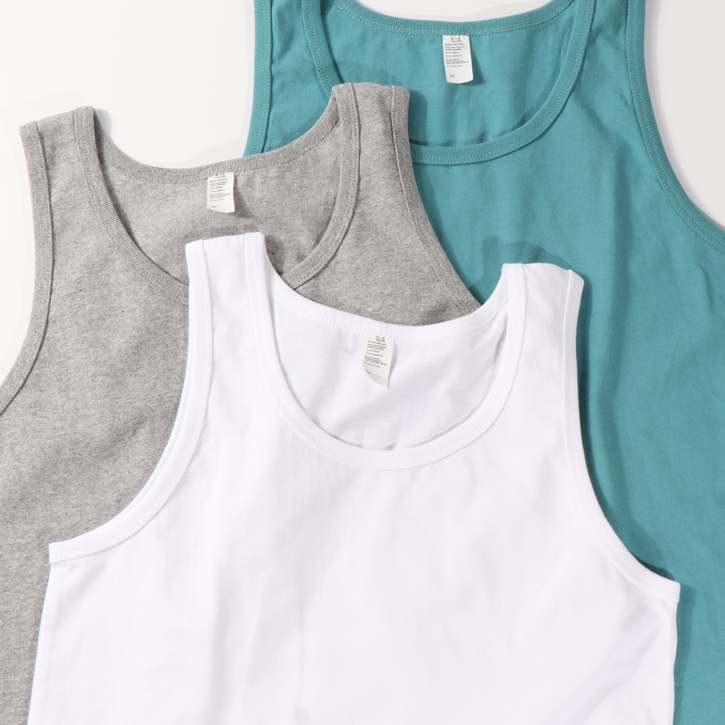 2025 Men's Vest Summer Vest Vest Short-Sleeved Korean Style Sleeveless T-Shirt Men's Loose Sports Fitness Top