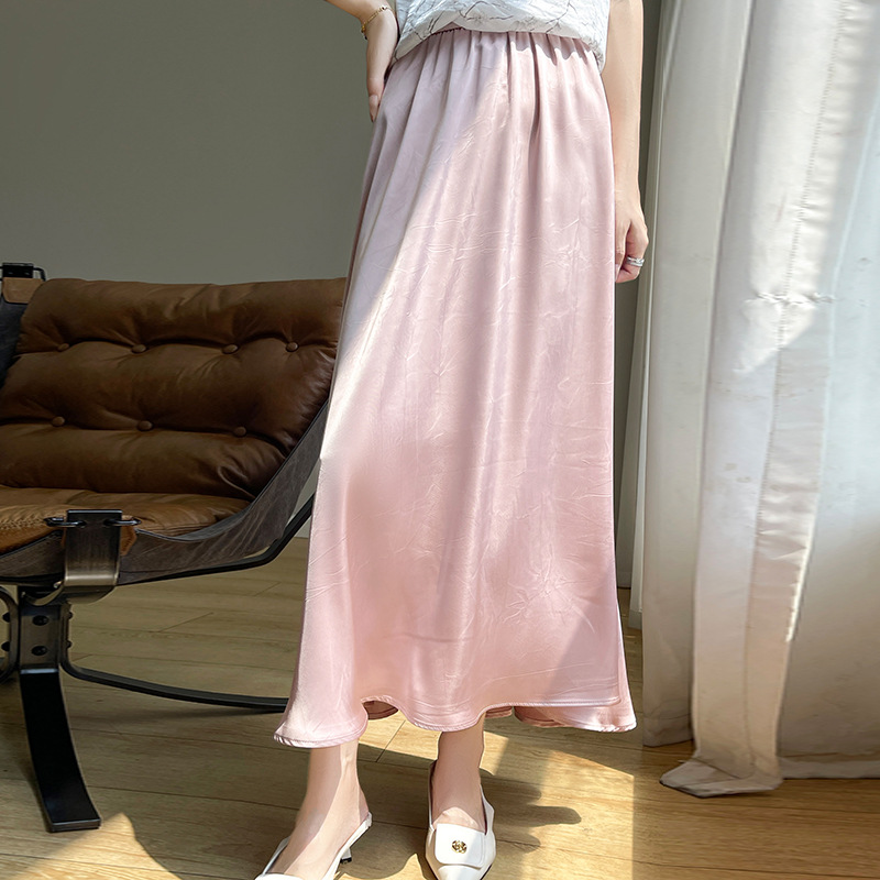 2025 Summer Mid-Length A-Line Skirt for Commuting, Fashionable and Versatile for Commuting