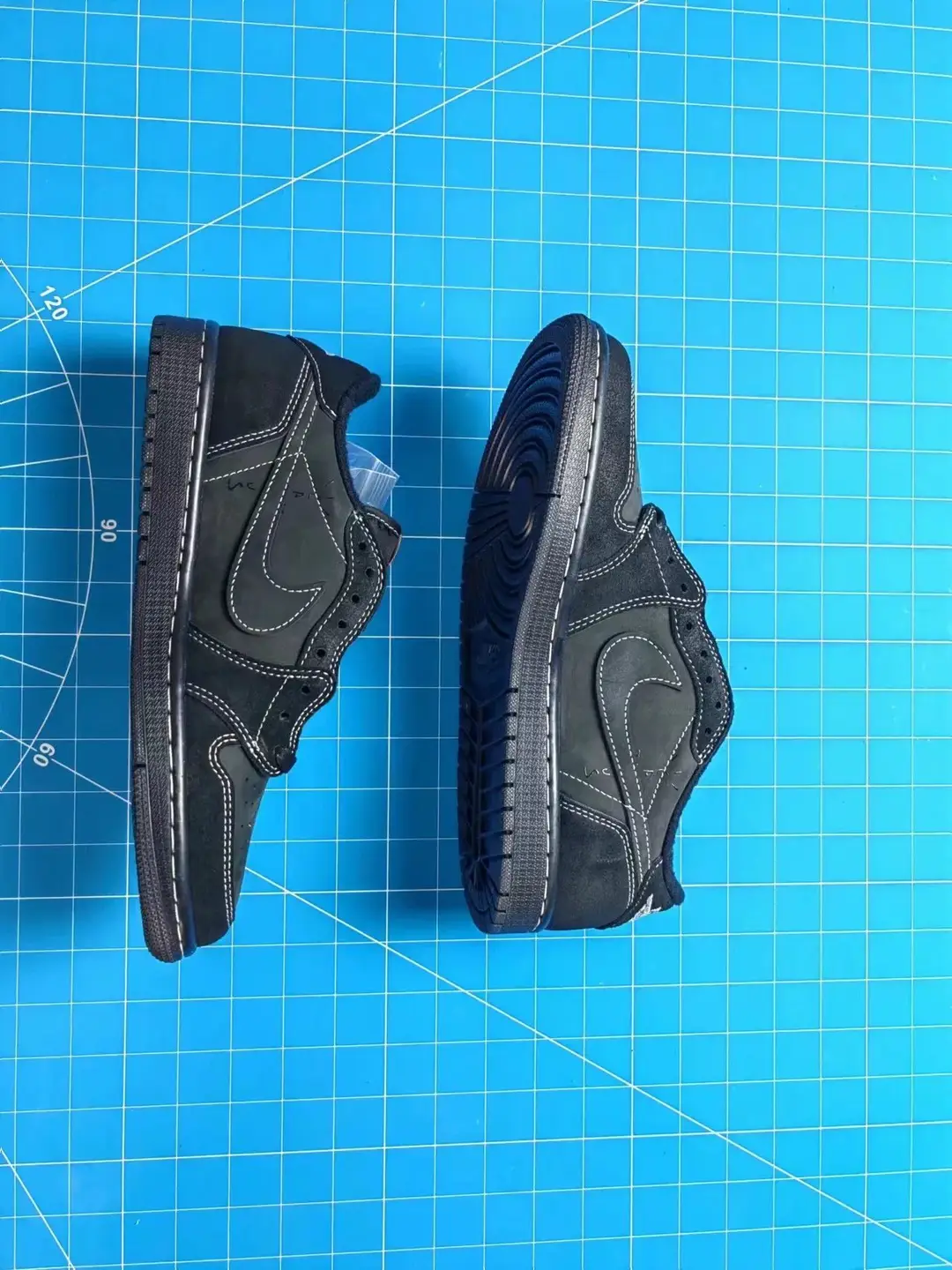 AJ1 Low OG "Black/Phantom" Hook 4.0 Black Warrior