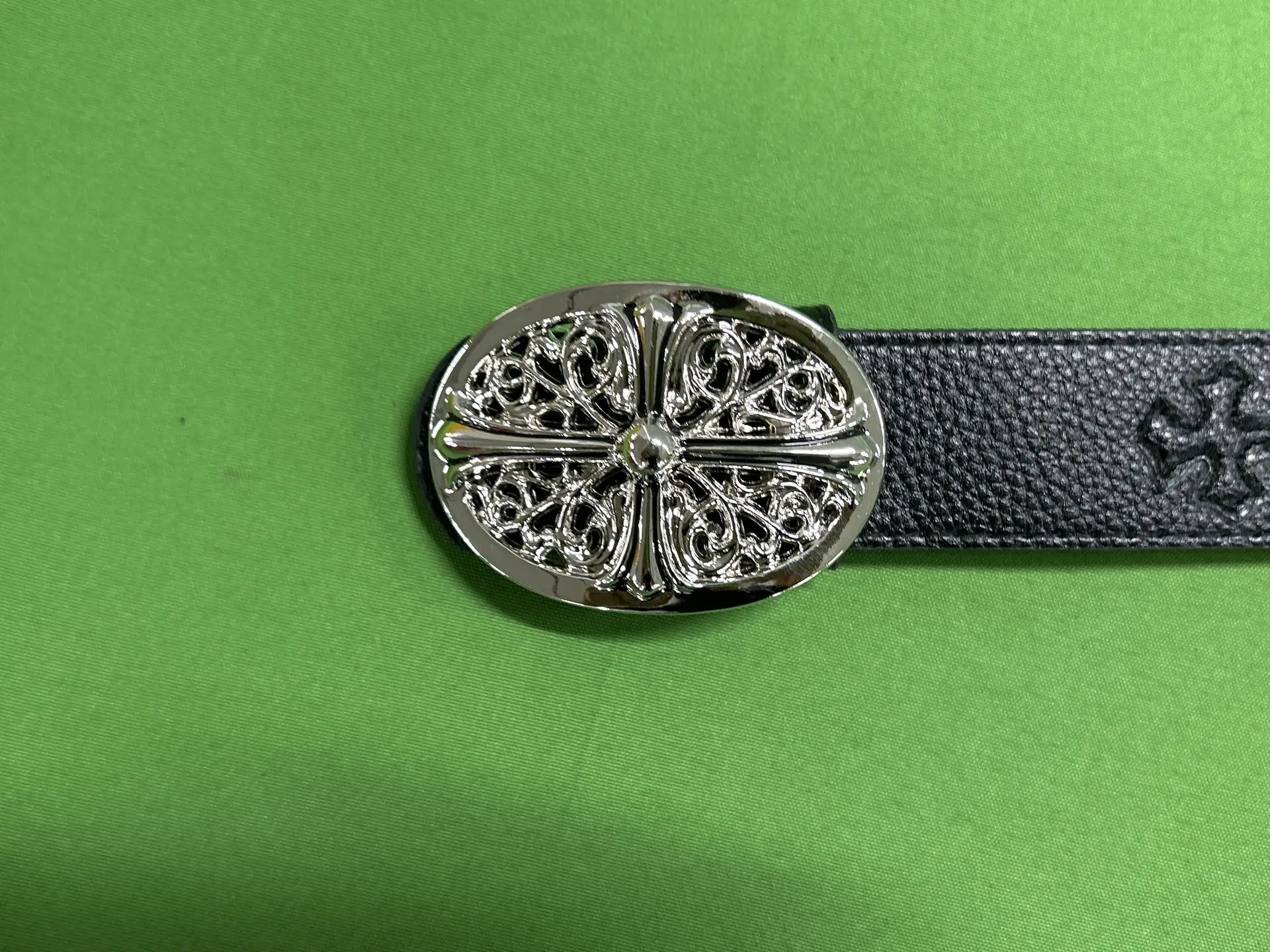 Chrome Hearts Oval Floral Cross Belt