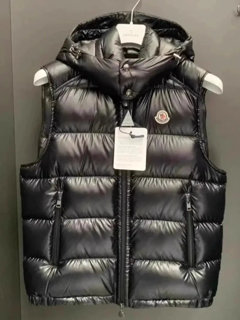 Moncler Black Down Vest