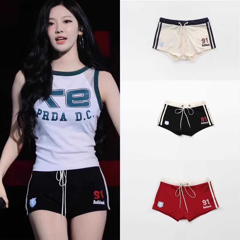 South Korea badblood BCAC Series Sports Shorts Women's Casual Yoga Three-point Pants American Hot Trendy Pants