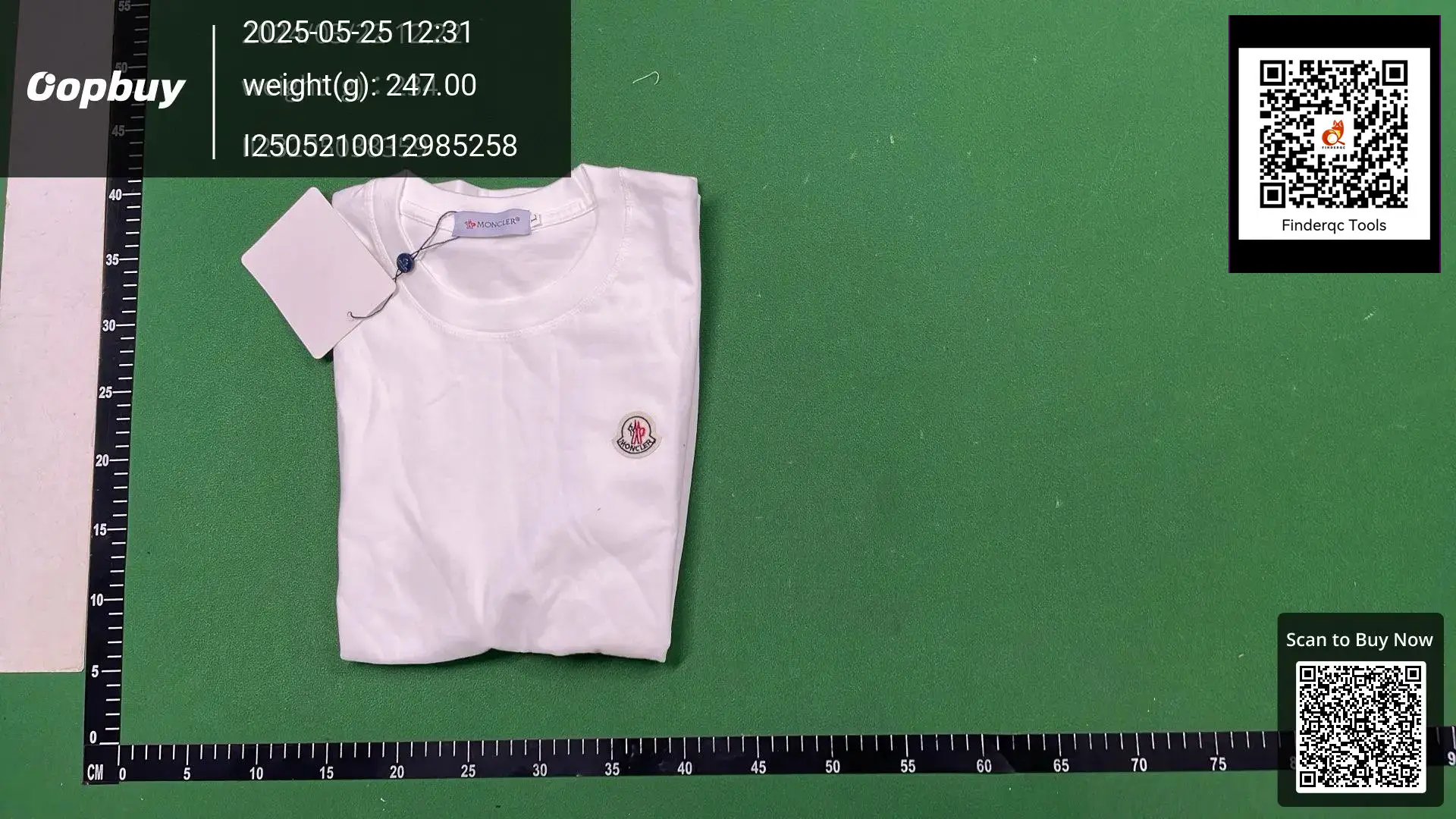 Moncler T-Shirt White