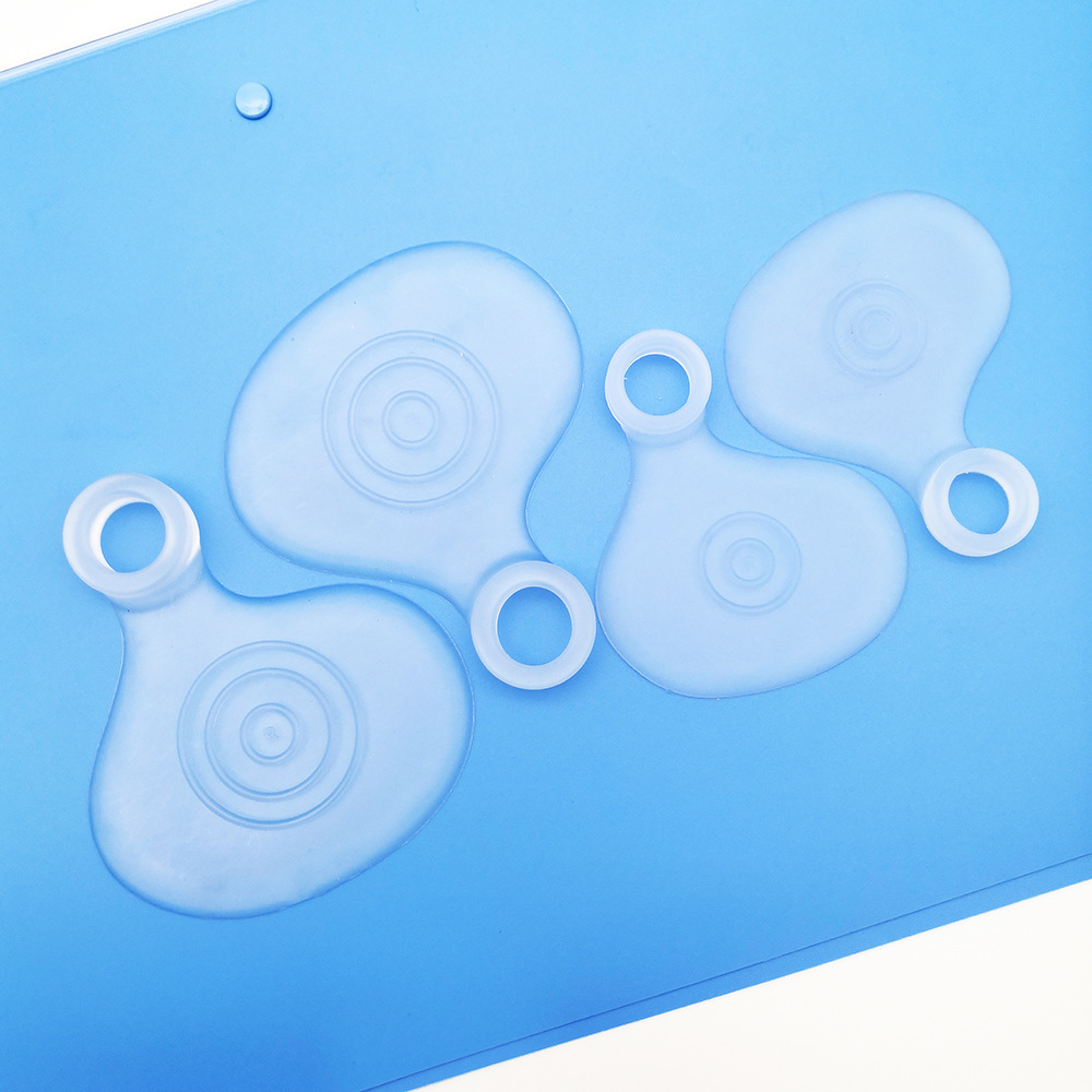 Pure Silicone Forefoot Pad Finger Cover Foot Hood Split Toe Separator High Heels Anti-slip Massage Shock Absorption Anti-pain Front Half Pad