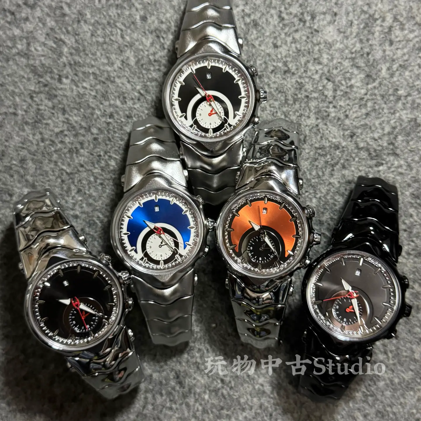 Toy Style Judge Watch Special-Shaped Retro Millennium Men's and Women's Fashion Trend Classy ins Niche Design