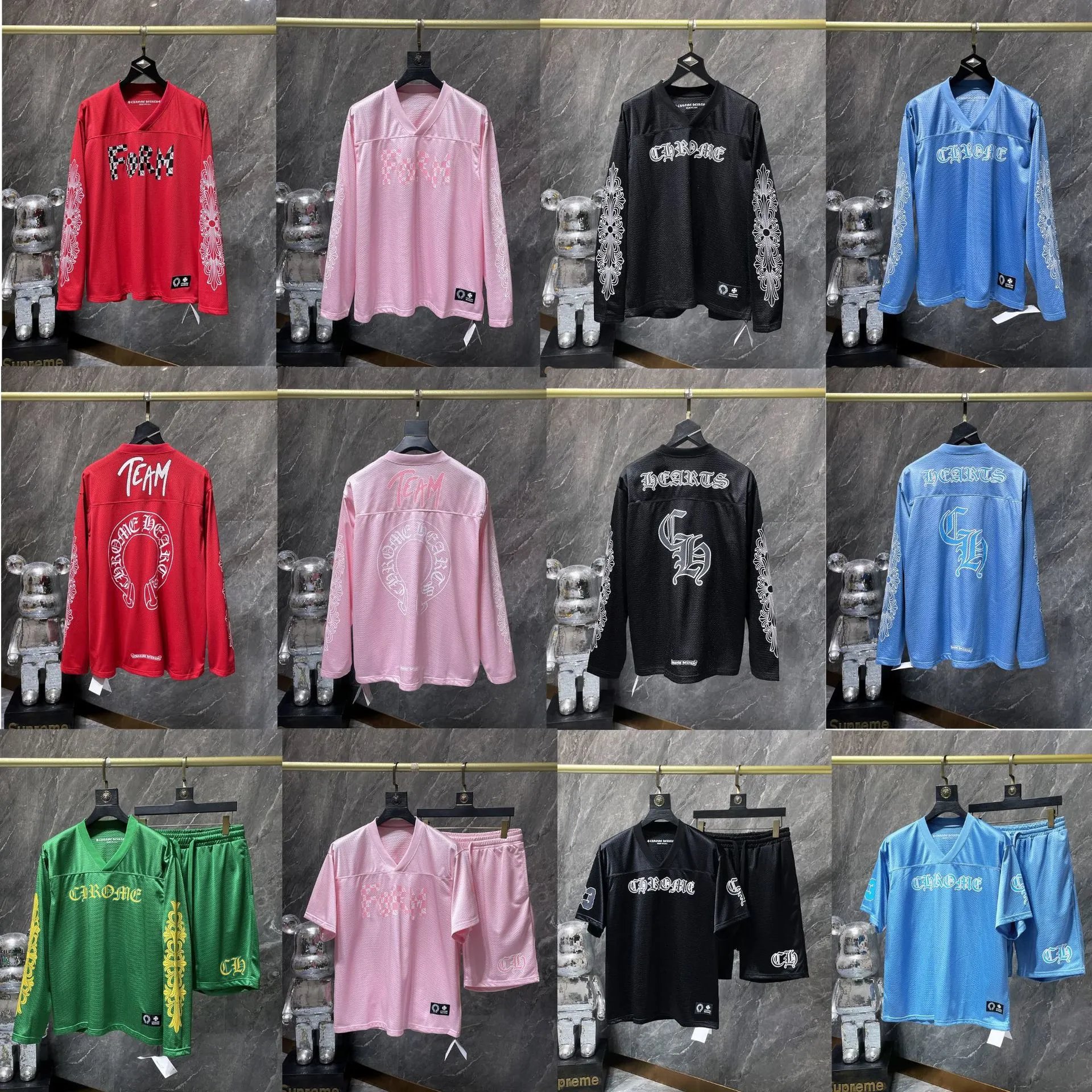 CHROME HEARTS TEAM Jersey and Shorts Set
