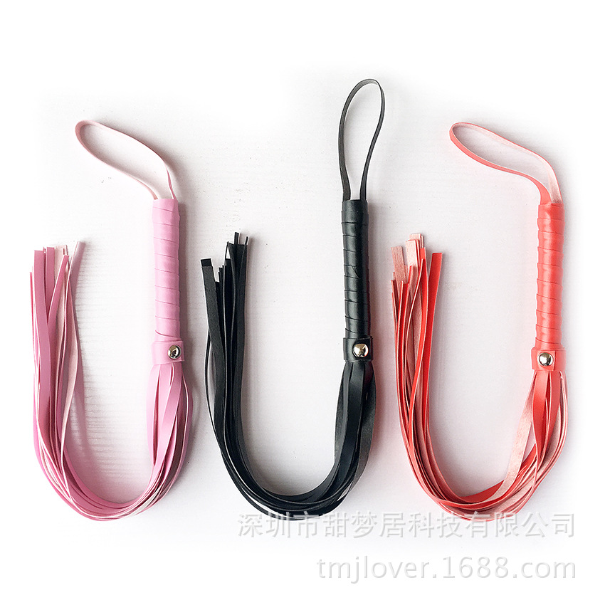 Adult SM supplies leather whip husband and wife foreplay flirting whip female alternative sex training toy factory wholesale