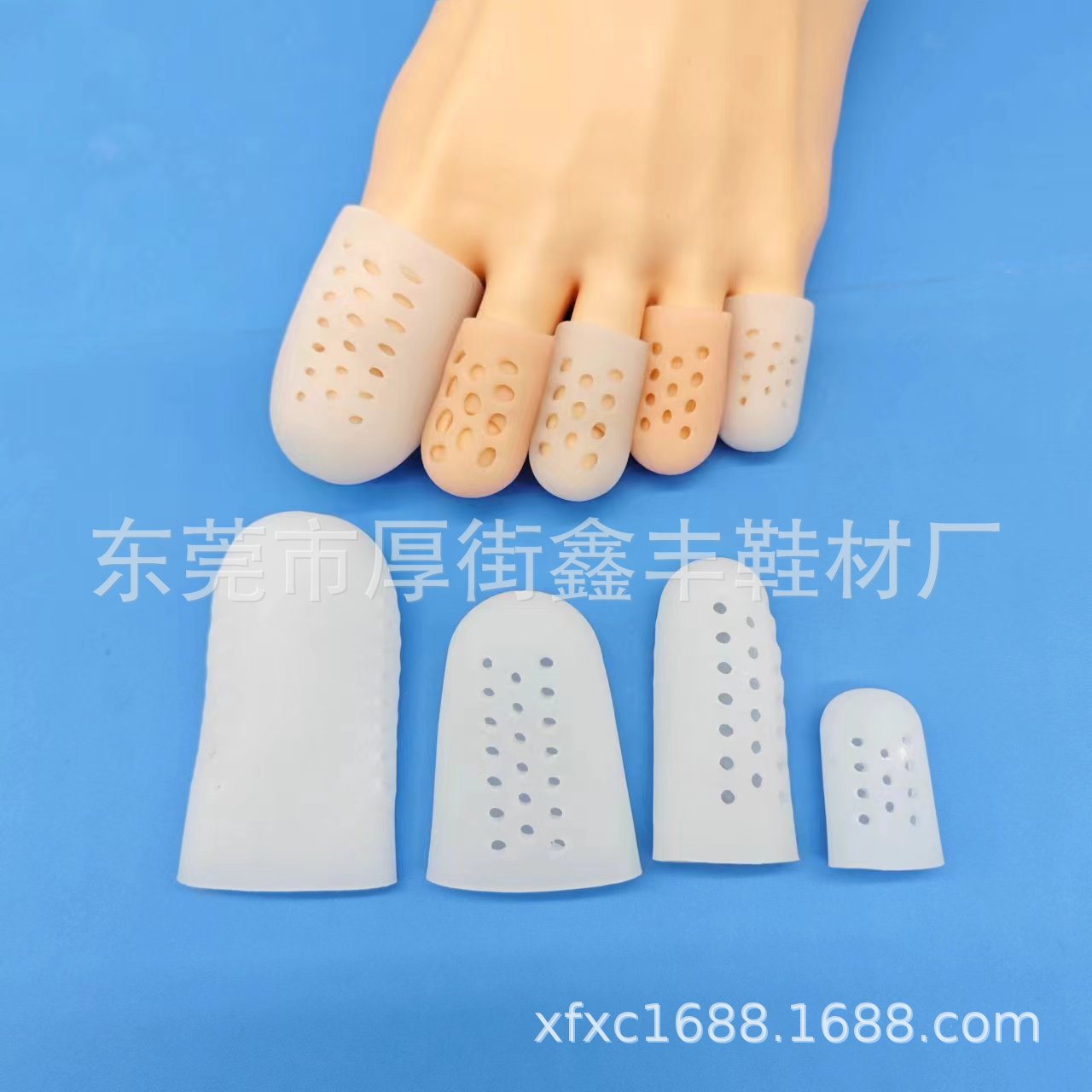 Hot-selling Breathable Toe Cover Silicone Toe Split Thumb Protective Cover Anti-abrasion Anti-pain Moisturizing Fingerguard for Day and Night Use